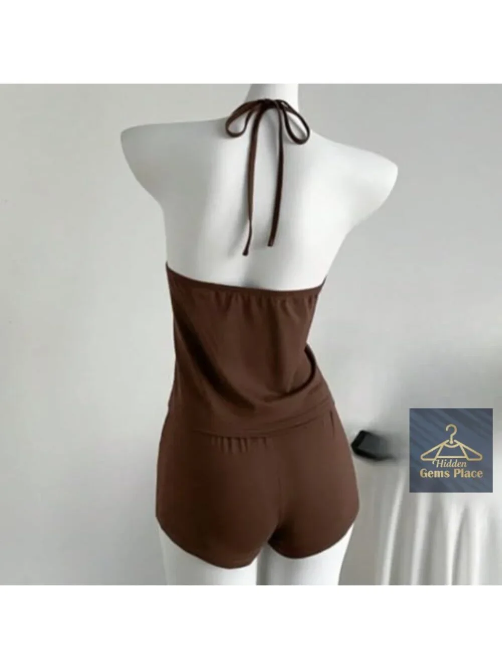 Y2k Floral Bikini Set 2 Piece String Bikini Longline Top Board Shorts